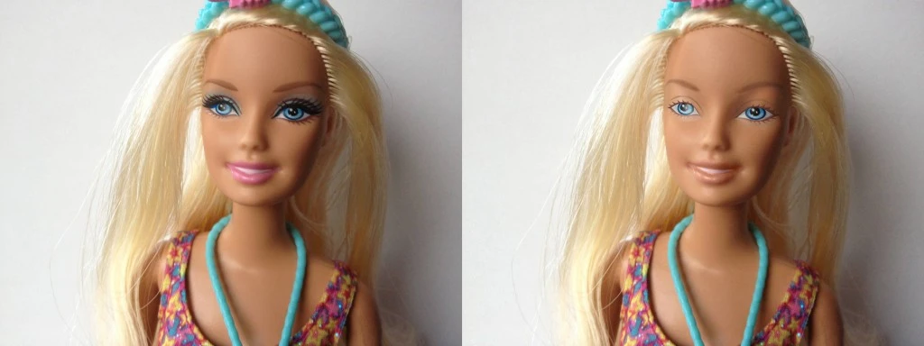 Barbie, ecco la bambola più famosa del mondo struccata e ingrassata