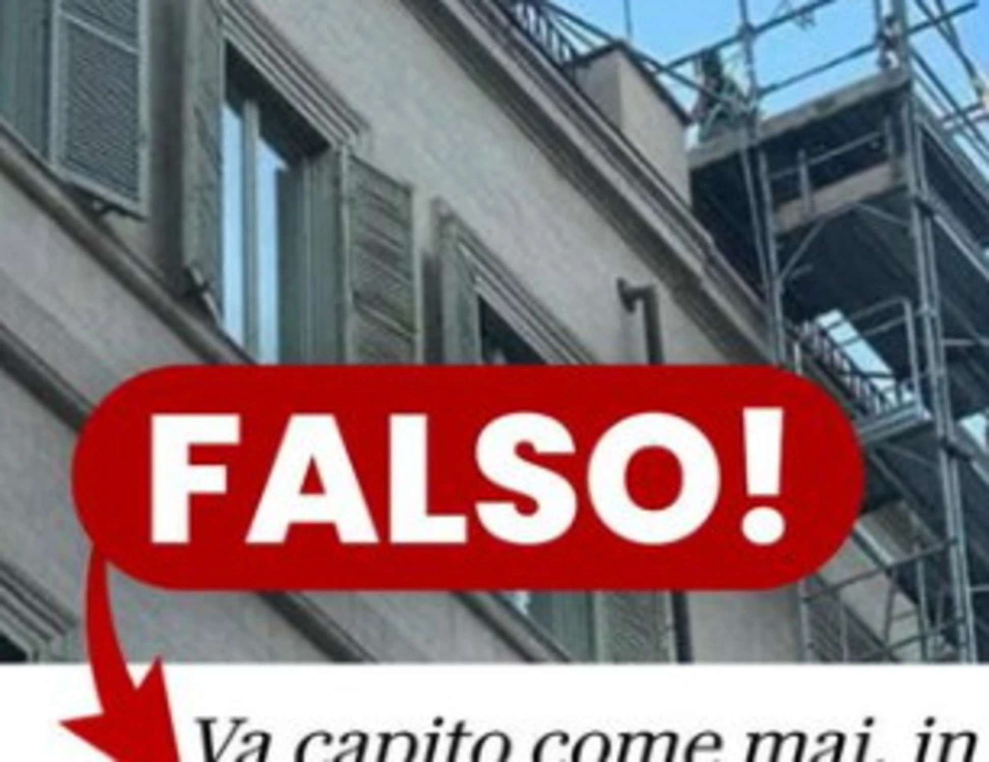 Giorgia Meloni smentisce Repubblica: "Operai sul ponteggio senza casco? Tutto falso"