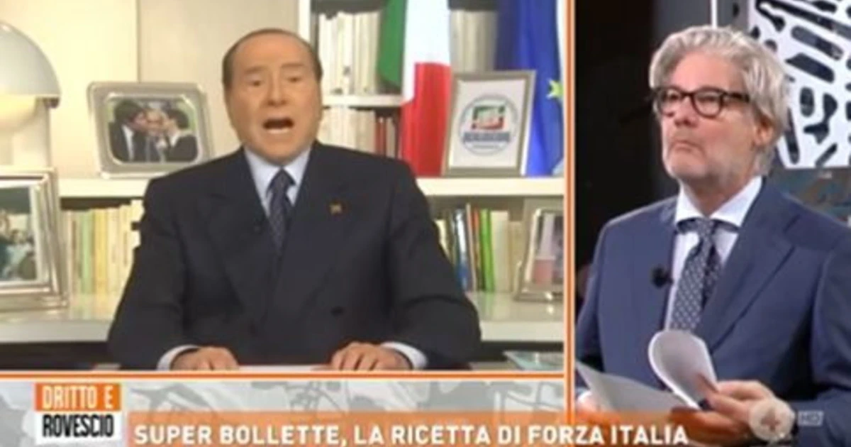 Dritto e rovescio, Berlusconi gela Del Debbio: "Faticoso e spiacevole"
