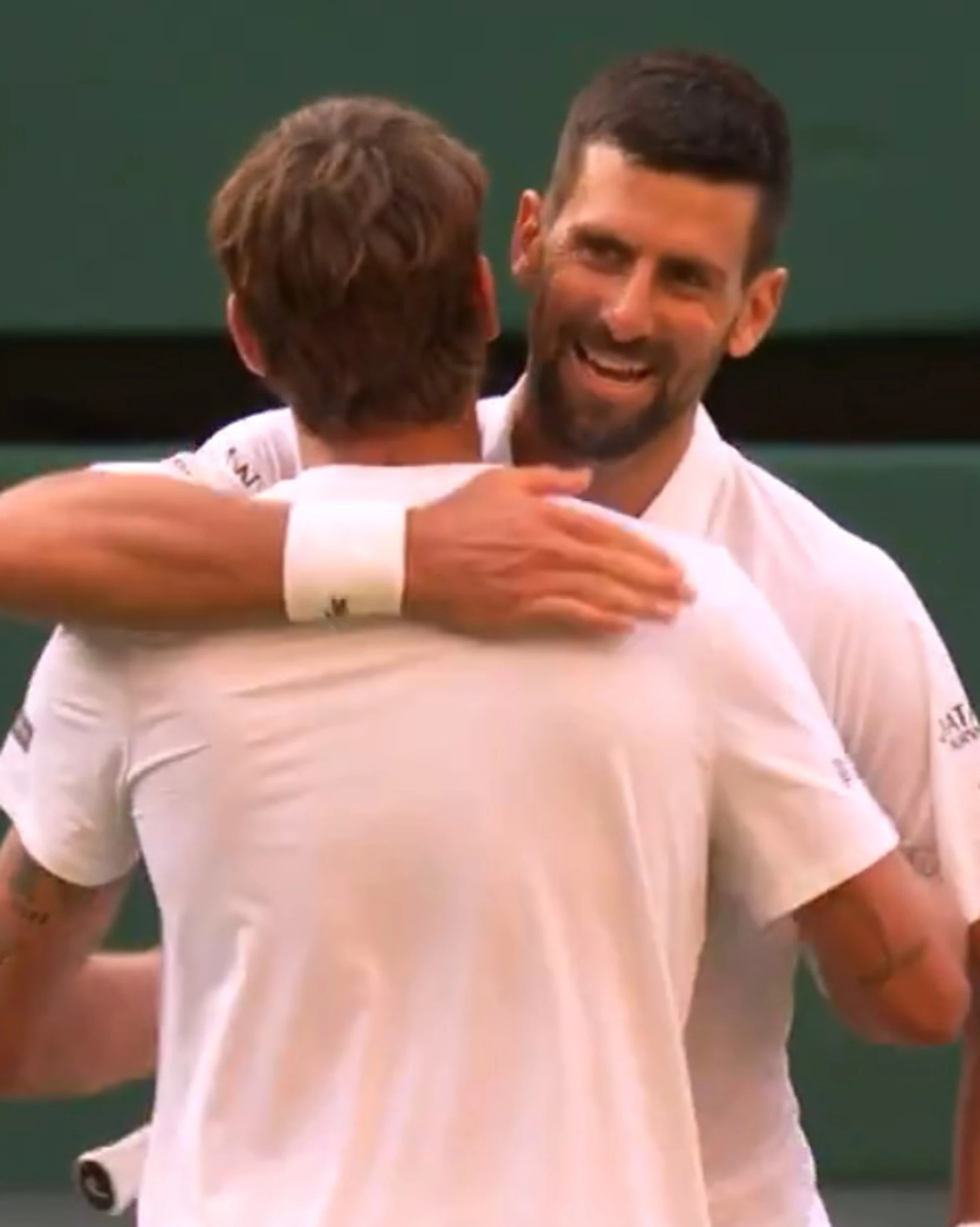 Novak Djokovic, la profezia sussurrata all'orecchio di Cobolli