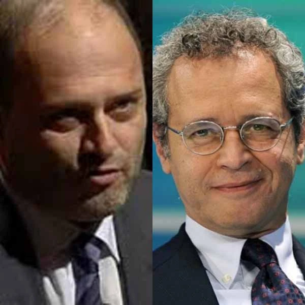 Franco Bechis ed Enrico Mentana