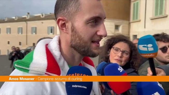 Mosaner "Emozione indescrivibile ricevere il Tricolore da Mattarella"