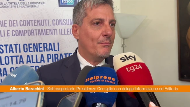 Pirateria audiovisiva: Barachini "Intermediari del web siano trasparenti"