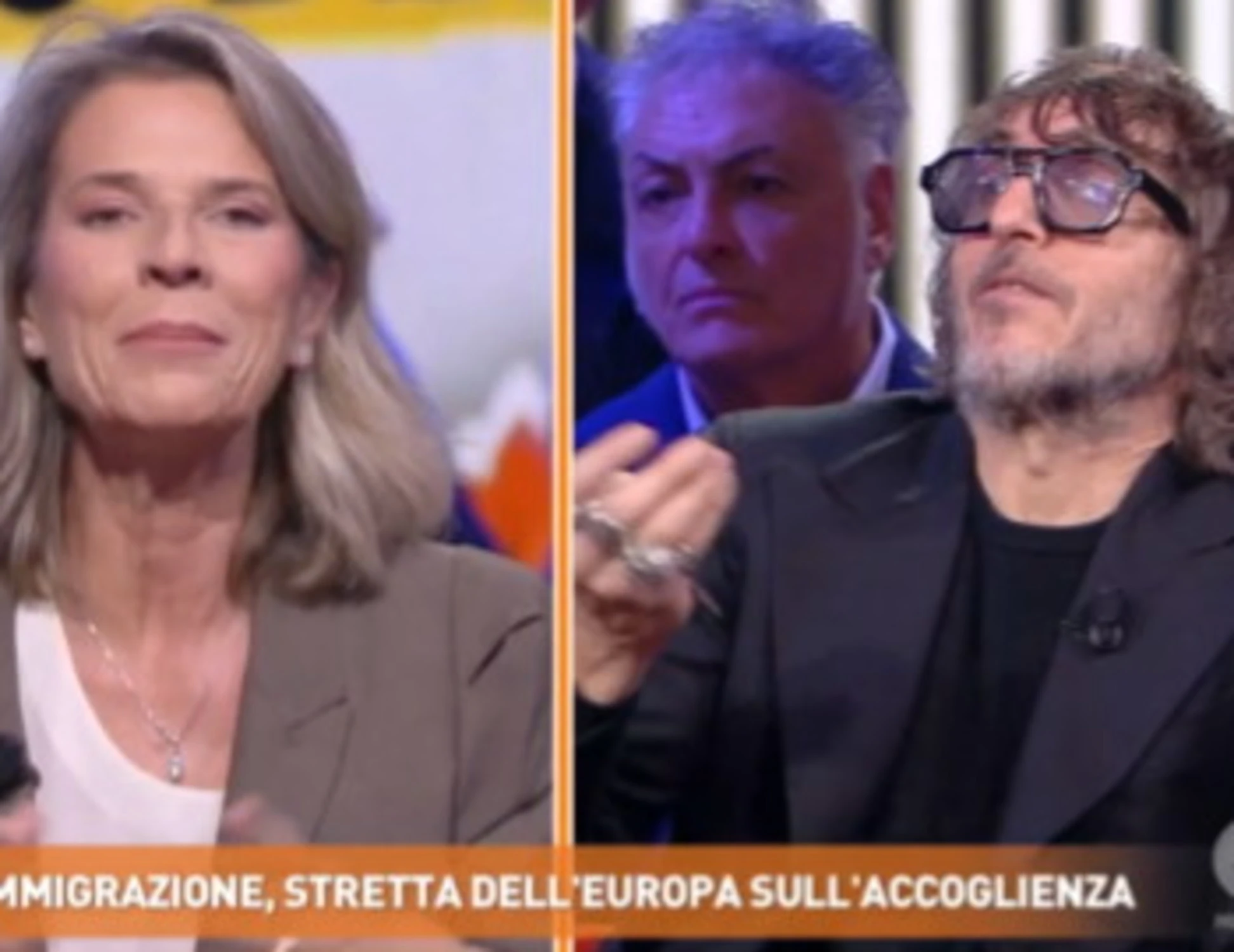 Cruciani zittisce Fusani: "Ti sei convertita", scatta la rissa