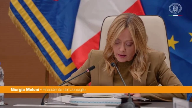 Meloni "Italia ascoltata perché è una nazione forte e autorevole"