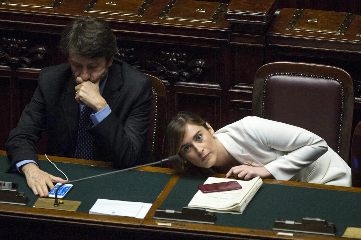 Maria Elena Boschi contro Dario Franceschini, violenta lite: "È volato di tutto", il racconto di Minzolini