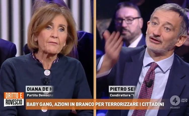 Dritto e Rovescio, Senaldi spiana la piddina: "Lo Stato deve dimostrare la sua mano pesante"