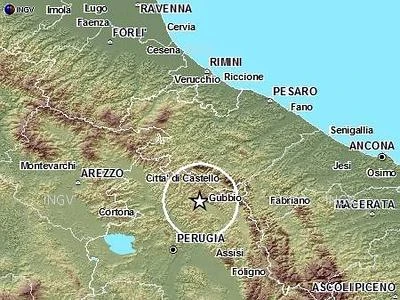 Nuova scossa di terremoto a Gubbio, la terra trema anche in Lunigiana