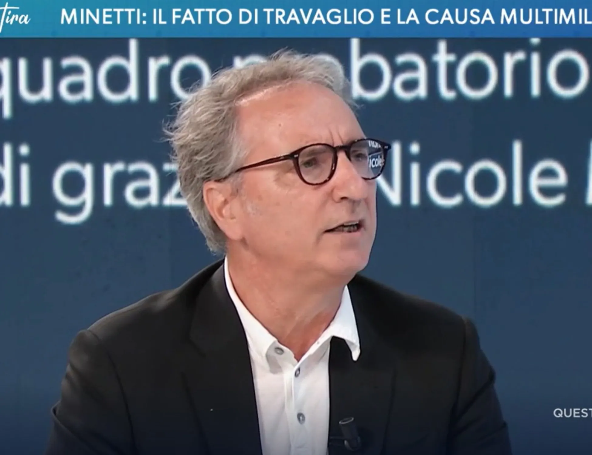 Leggi l'articolo: "Puntavate Mattarella?": caso-Minetti, Parenzo lo infilza e Caporale sbrocca