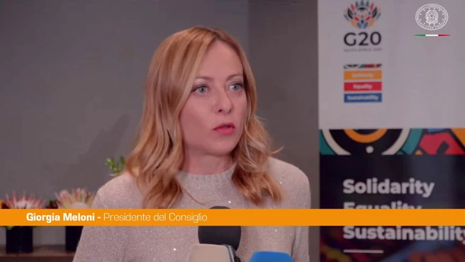 Ucraina, Meloni "Piano di Trump una base di discussione per una pace giusta"