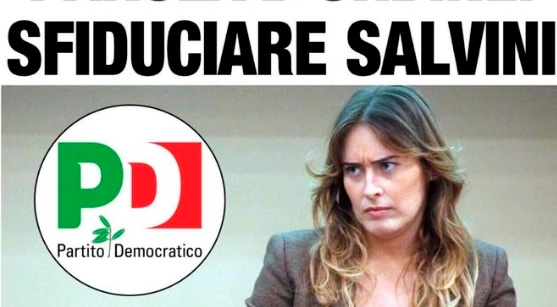 Matteo Salvini contro Maria Elena Boschi: "Ma questa parla ancora?". E rilancia la prima di Libero