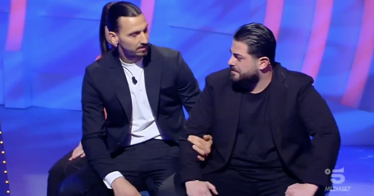 C'è posta per te, Zlatan Ibrahimovic si commuove per la storia di due fratelli e regala un portafortuna