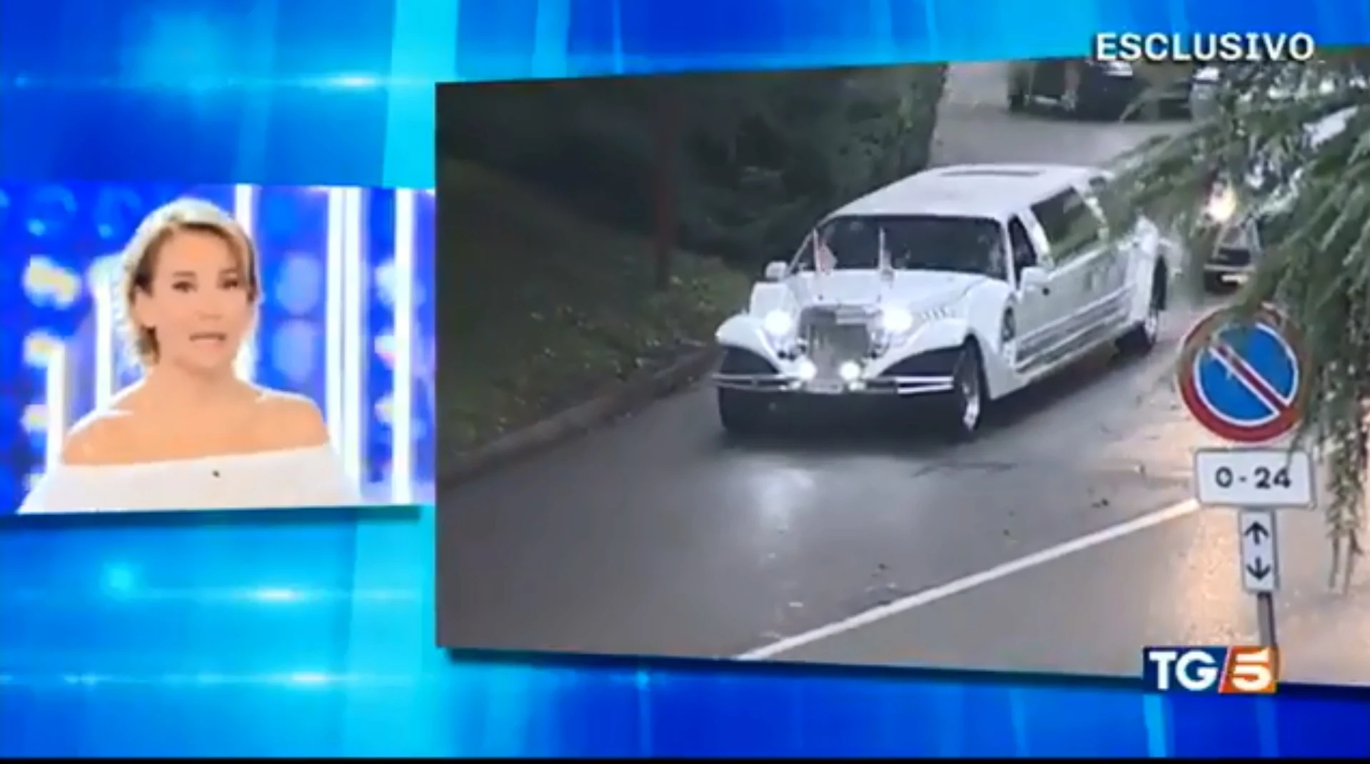Domenica Live, irruzione di Barbara D'Urso al Tg5: il mistero della Limousine che agita Mediaset