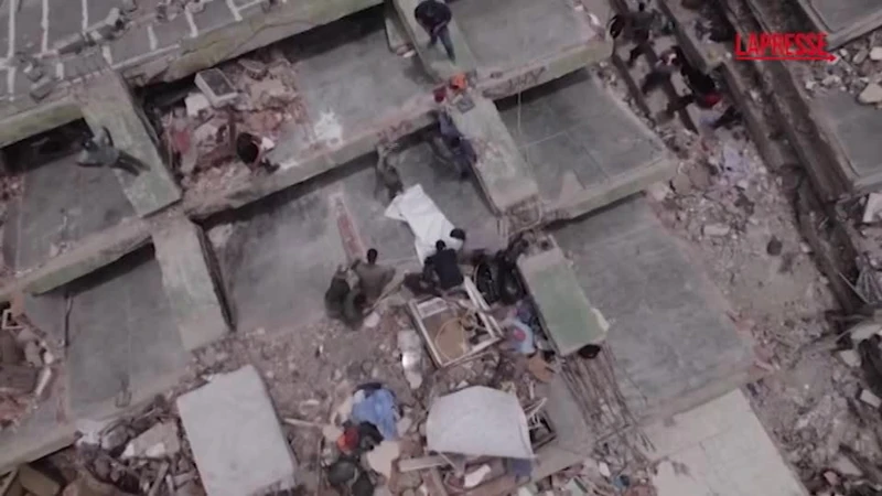 Venezuela, la devastazione provocata dal terremoto: il video dal drone