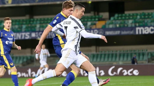Verona-Juventus, finisce 1-1: Barak replica a Ronaldo
