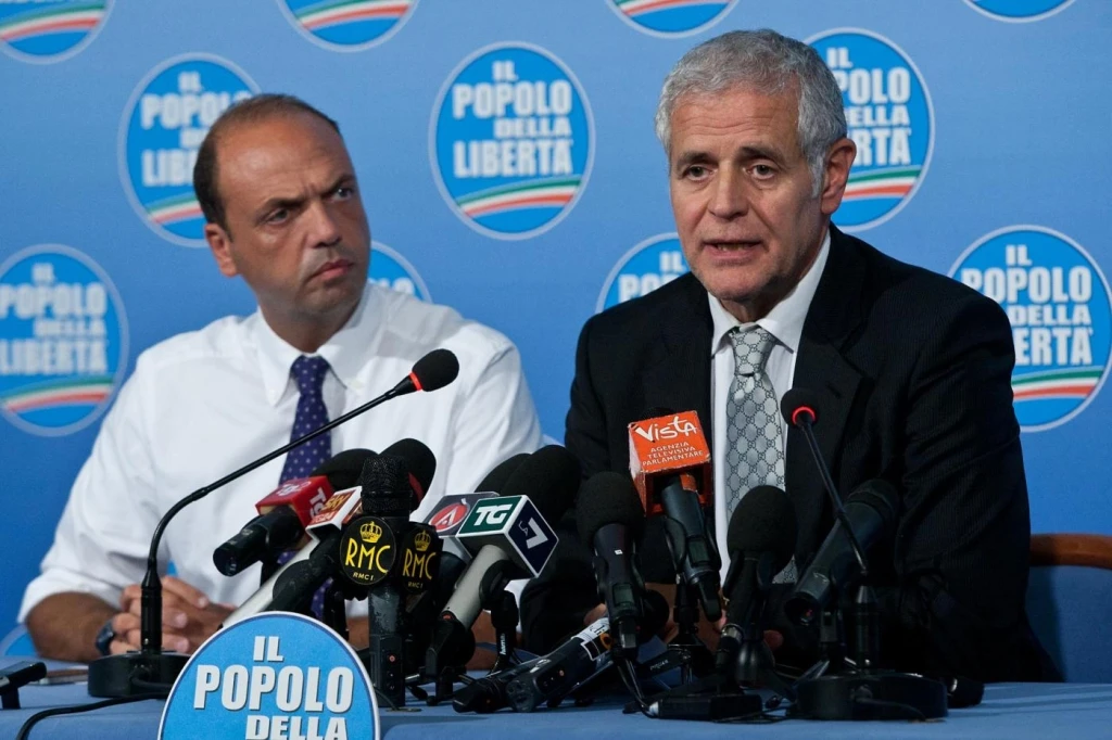 Angelino Alfano e Roberto Formigoni