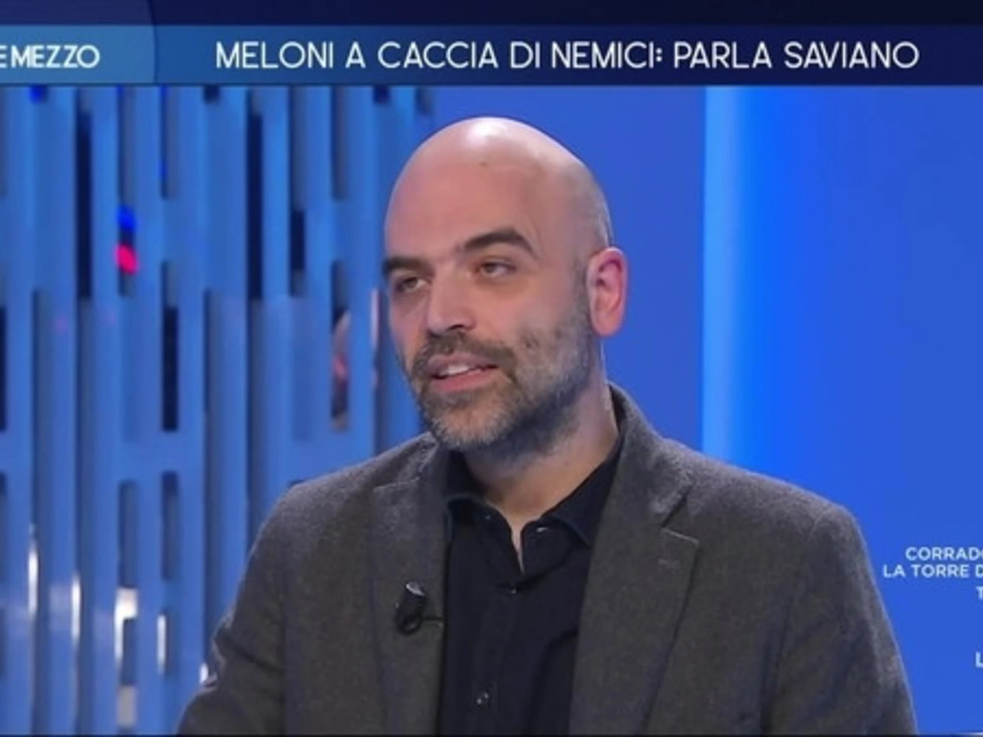 Otto e Mezzo, Saviano infanga Meloni? Autogol, subito smentito
