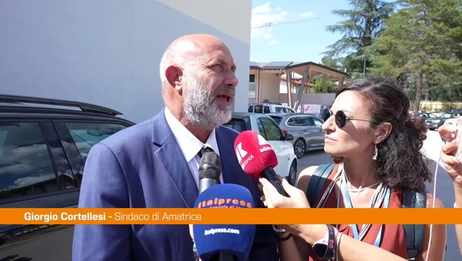 Sisma 2016, sindaco di Amatrice "C'è tanta voglia di rinascere"