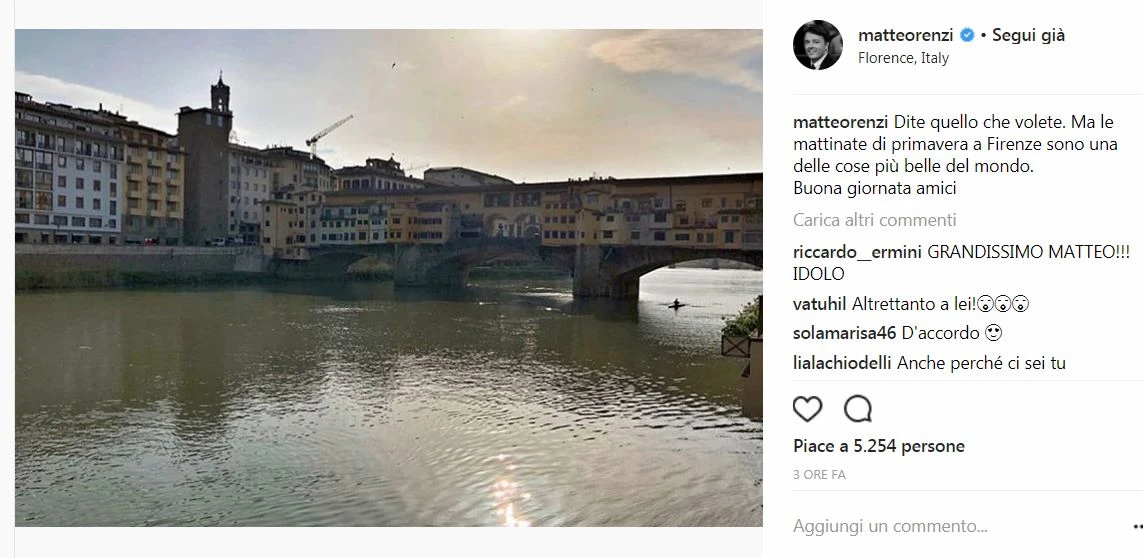 Matteo Renzi, dove se ne sta il senatore anziché lavorare in Parlamento: si smaschera da solo