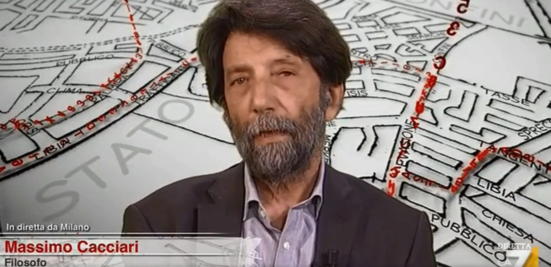 PiazzaPulita, la lezione di Massimo Cacciari su sovranismo e immigrazione: schiaffo alla sinistra dei salotti