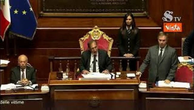 Gli auguri di La Russa in Aula al Presidente Mattarella per il suo compleanno