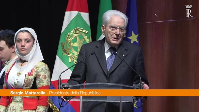 Mattarella "Riconoscenza per l'opera di Grazia Deledda, di perenne modernità"