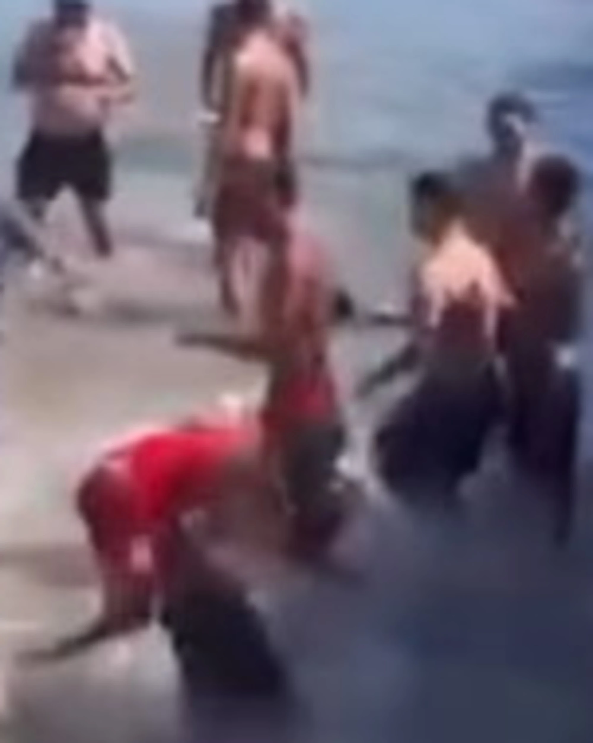 Alassio, maranza riempie di botte un bagnino in spiaggia: il video della rissa