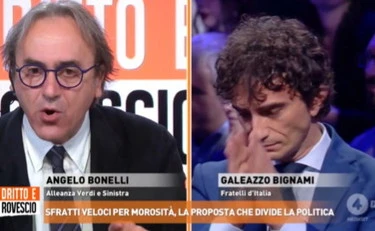 Dritto e Rovescio, Bignami ridicolizza Angelo Bonelli: "Ti faccio i disegnini?"