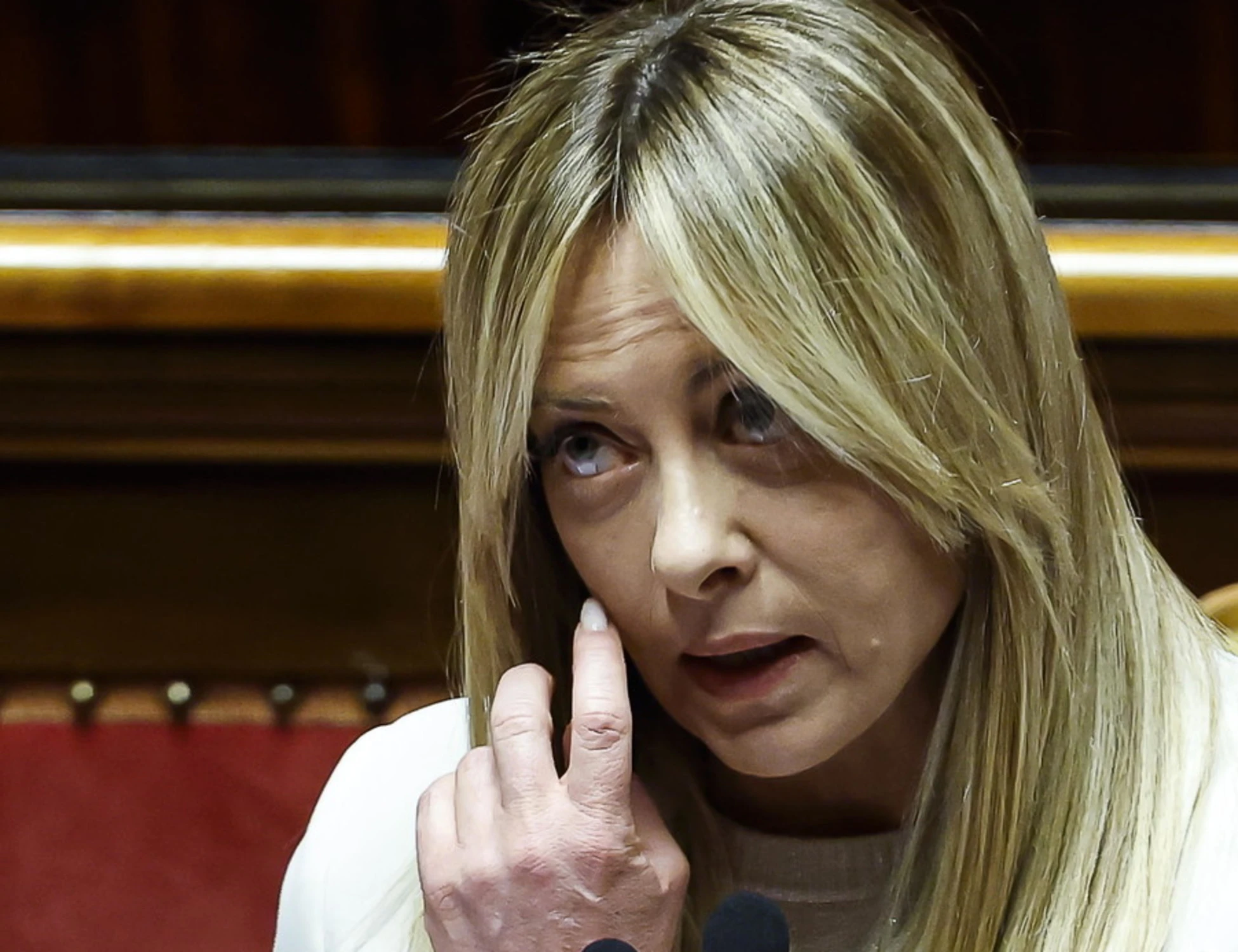 Meloni, la replica al Senato a Patuanelli e M5s: "Comunque più serio delle mascherine farlocche"