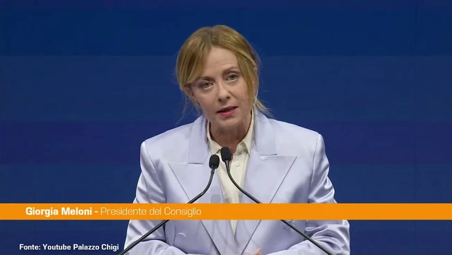 Meloni "Chiediamo che l'Europa faccia meno e lo faccia meglio"