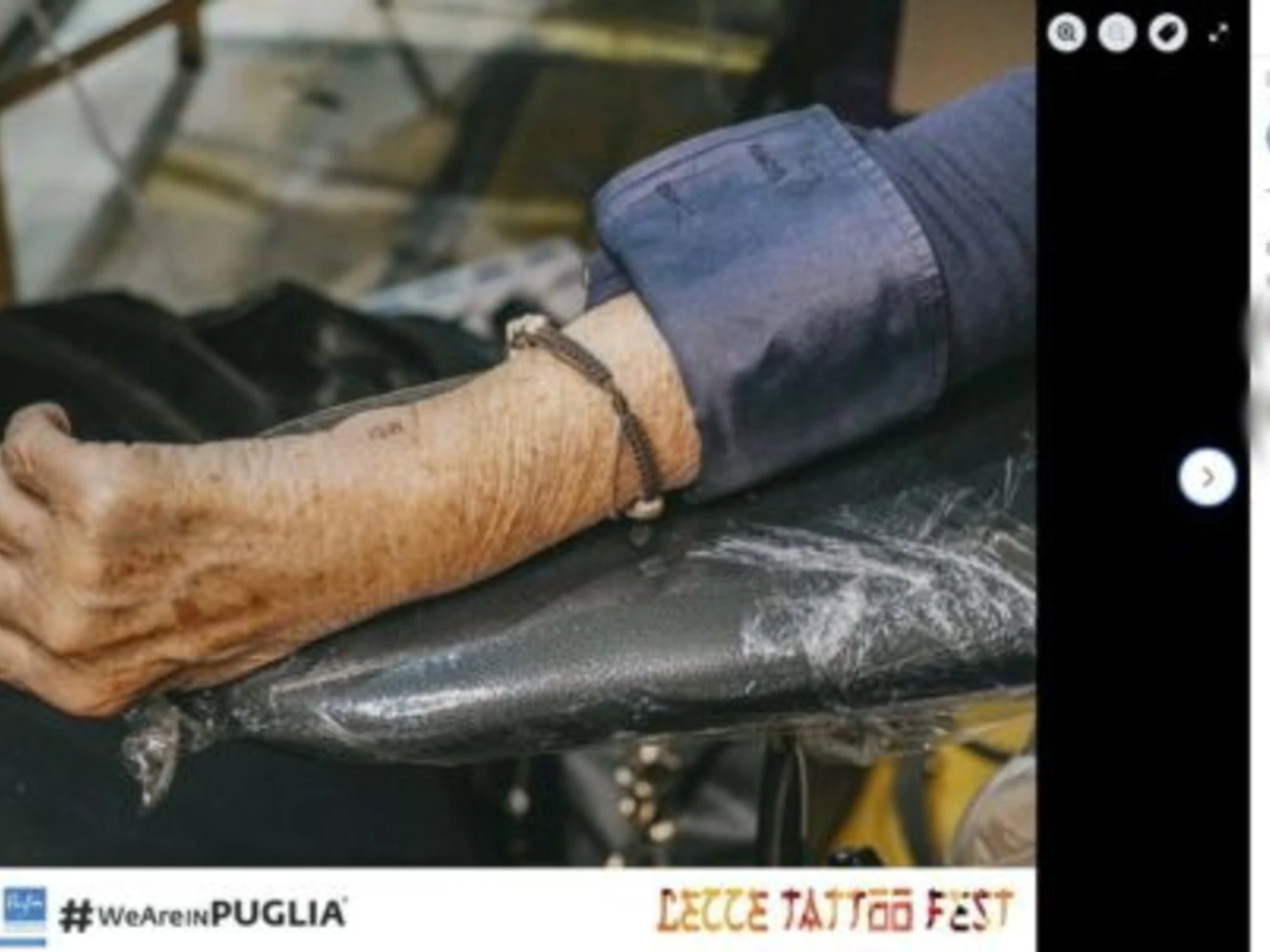 Poli Bortone, il tatuaggio con cui a 83 anni fa impazzire la sinistra