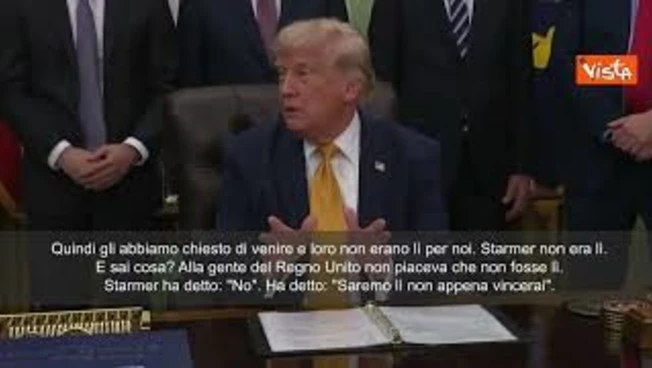Trump su premier britannico dimissionario Keir Starmer: Non è di certo Winston Churchill