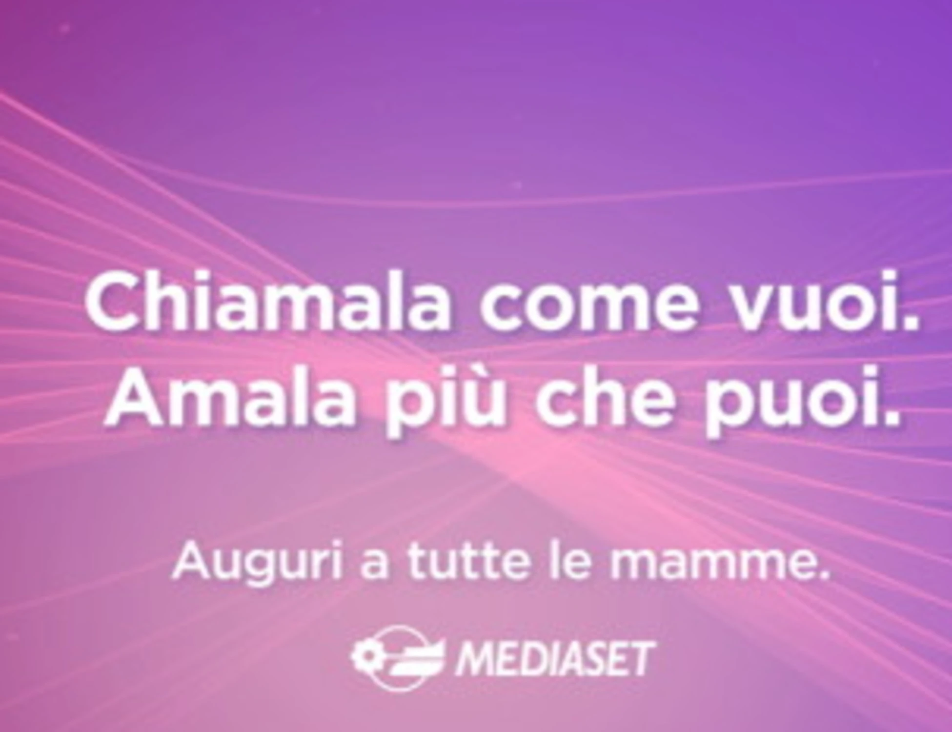 Mediaset, l'omaggio per la festa della mamma
