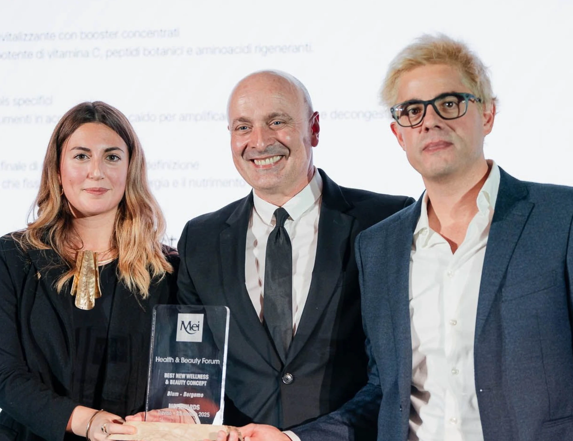 Blum, la realtà bergamasca premiata ai MEI Awards 2025 insieme ai più prestigiosi nomi nel mondo dell'ospitalità e del benessere