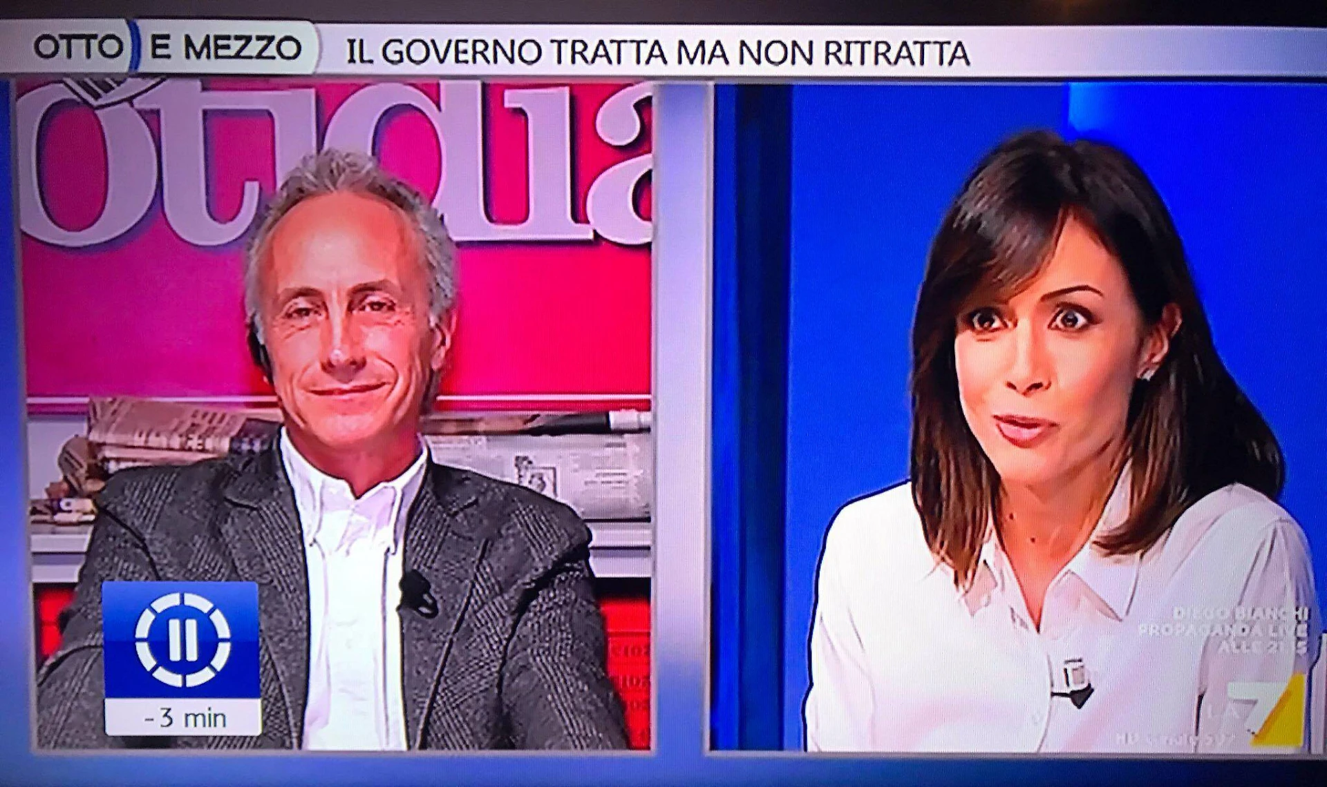 Otto e mezzo, la lezione drastica di Mara Carfagna a Marco Travaglio: "Surreale, continua a sognare"