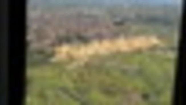 Mattarella sorvola Niscemi in elicottero prima della sua visita