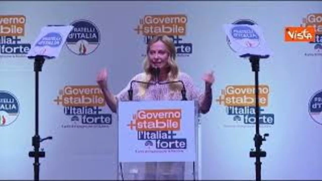 Meloni: Non ho mollato e non lo farò mai