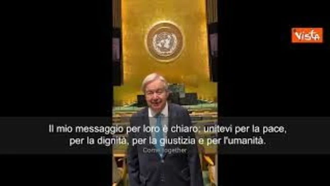 Assemblea Onu, il messaggio di Guterres ai leader mondiali: Unitevi per pace e giustizia