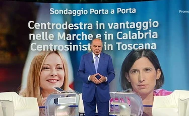 Sondaggio Porta a Porta, Fdi e Pd mai così distanti: di quanto crolla Schlein