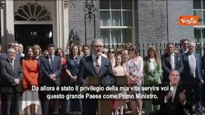 Starmer si dimette da primo ministro: Il mio lavoro Ã¨ compiuto, Gran Bretagna ora Ã¨ piÃ¹ forte