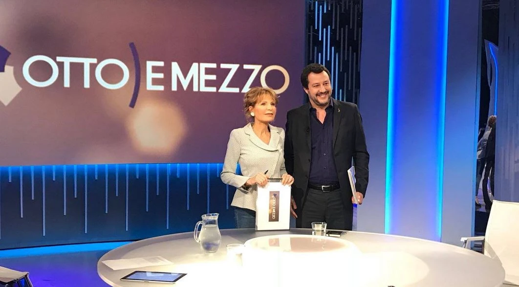Matteo Salvini ospite a Otto e mezzo, la prima domanda di Lilli Gruber? La demolisce con tre parole