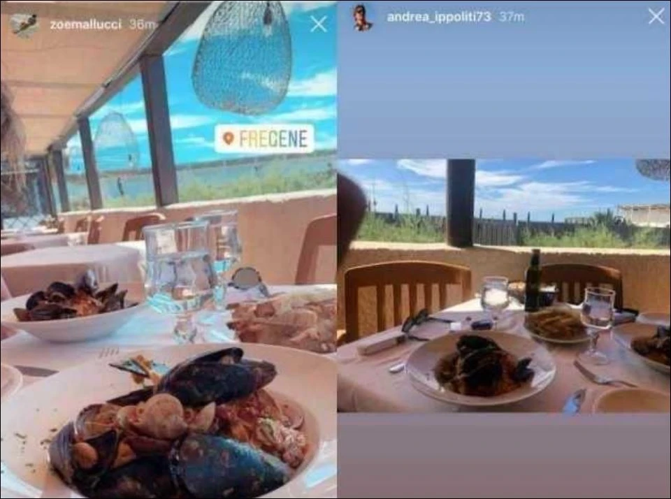 Temptation Island Vip, Andrea Ippoliti e la tentatrice Zoe: la storia Instagram che li inchioda