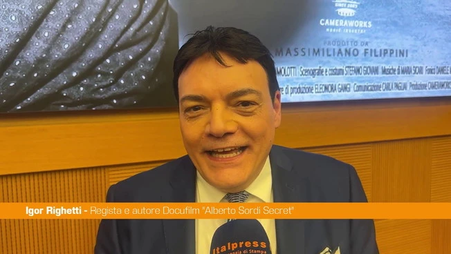 Righetti "Ho raccontato Alberto Sordi come l'ho vissuto io"