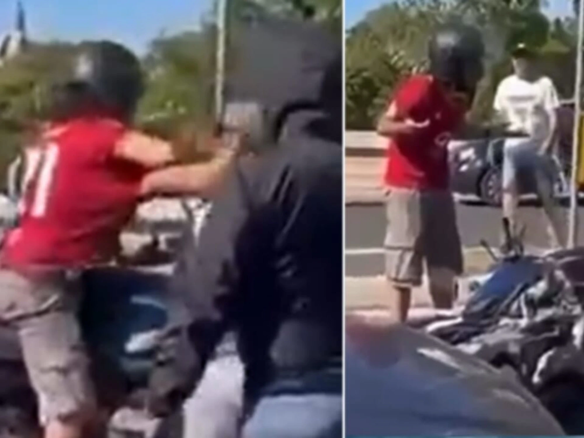 Il tifoso della Roma è fermo al semaforo: lo pestano, video choc sui social