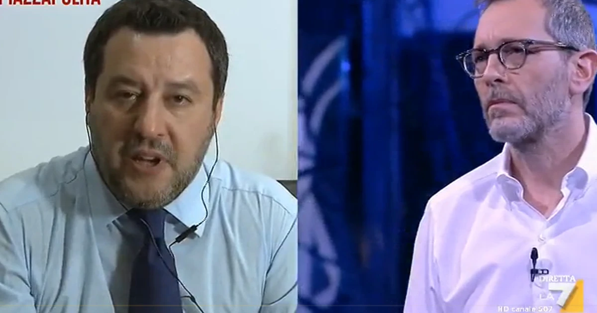 Matteo Salvini a Piazzapulita, Formigli provoca: "Coronavirus sconfitta del sovranismo?". "Domanda bizzarra..."