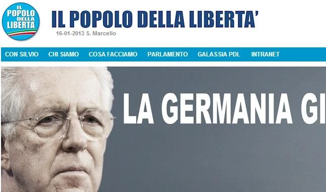 Berlusconi sfotte e il Prof finisce sul manifesto di Bersani