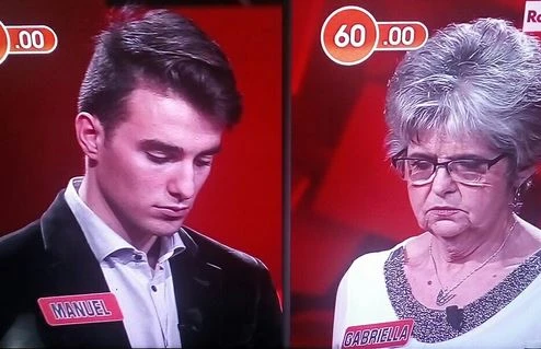L'Eredità, Flavio Insinna umiliato da Gabriella in studio: così la vecchietta fa impazzire i telespettatori