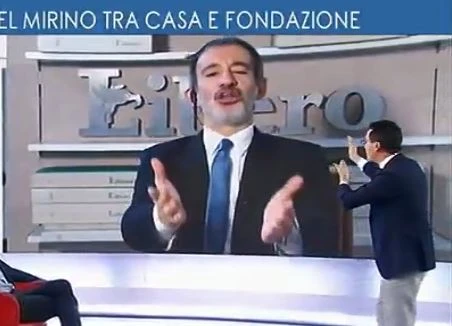 Pietro Senaldi a L'Aria che tira, non lo fanno parlare e lui esplode in diretta: "Ma basta!", cala il gelo