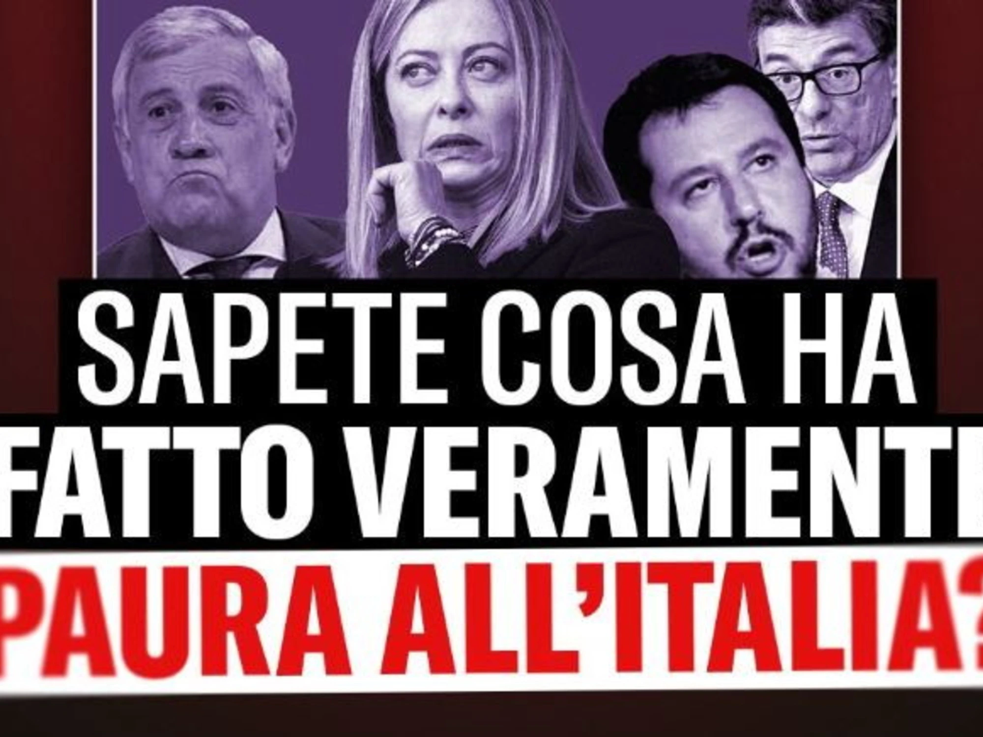 Fdi spiana M5s: "Cosa fa davvero paura all'Italia"