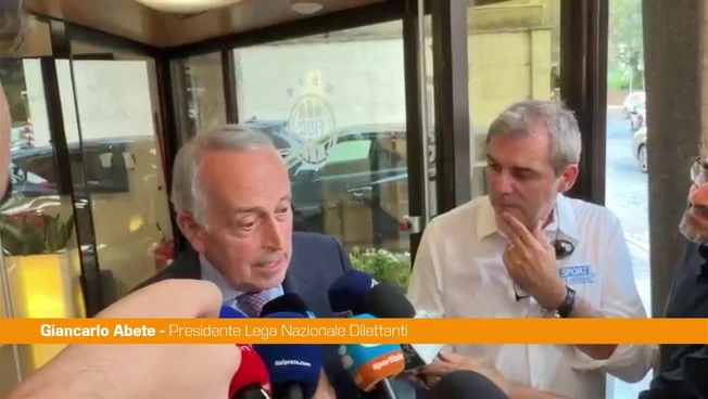 Figc, Abete "Non siamo abituati a queste situazioni,ripartire da progetto serio"